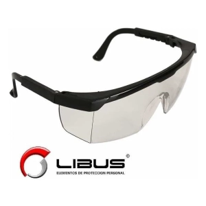 Anteojo De Seguridad Libus Argon 900500 Anti Rayaduras Lente Transparente
