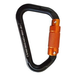 Mosquetón Hms De Aluminio Automático Triple Traba