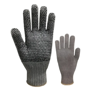 Guantes Moteados Par Gamisol Naranja Algodon Pack X12