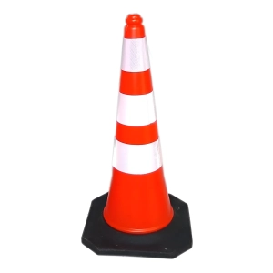 Cono Reflectivo Naranja Con Base De Pvc 75cm 38x38cm 2,5kg