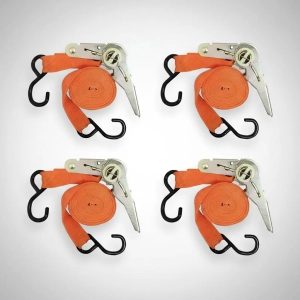 Crique Tensor Traca Traka Sujeción Carga 25mm X 5mts Pack X4