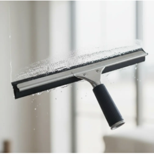 Seca Vidrios Profesional Acero Inoxidable 40cm Con Repuesto